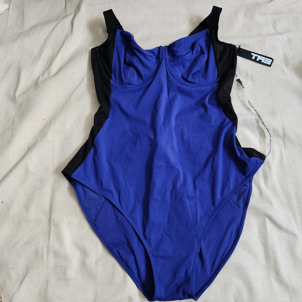 New TA3 Lifty Contour One-Piece Swimsuit Ultramarine Black 4X Regular Long D/DD